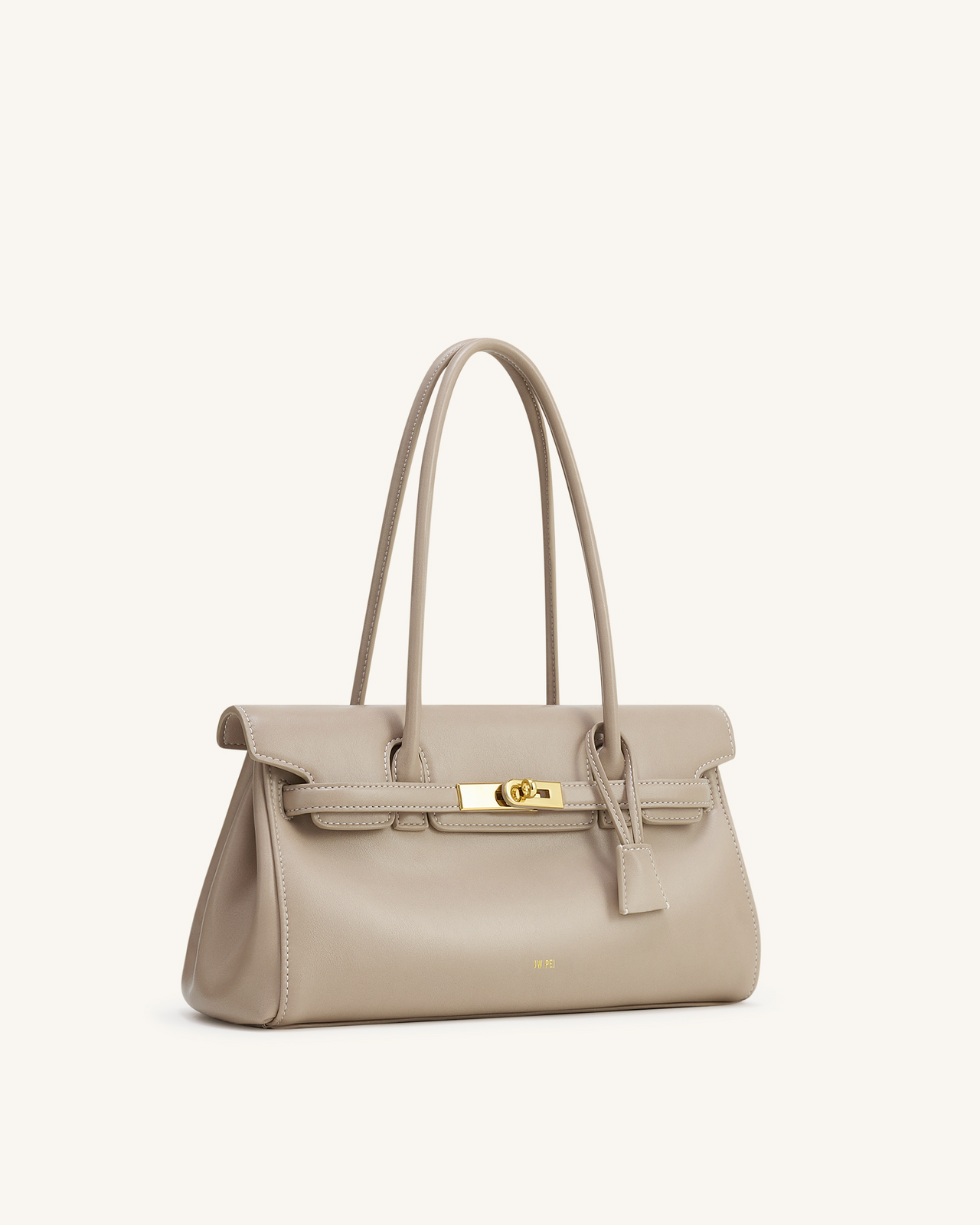Sac épaule Yara – Abricot gris