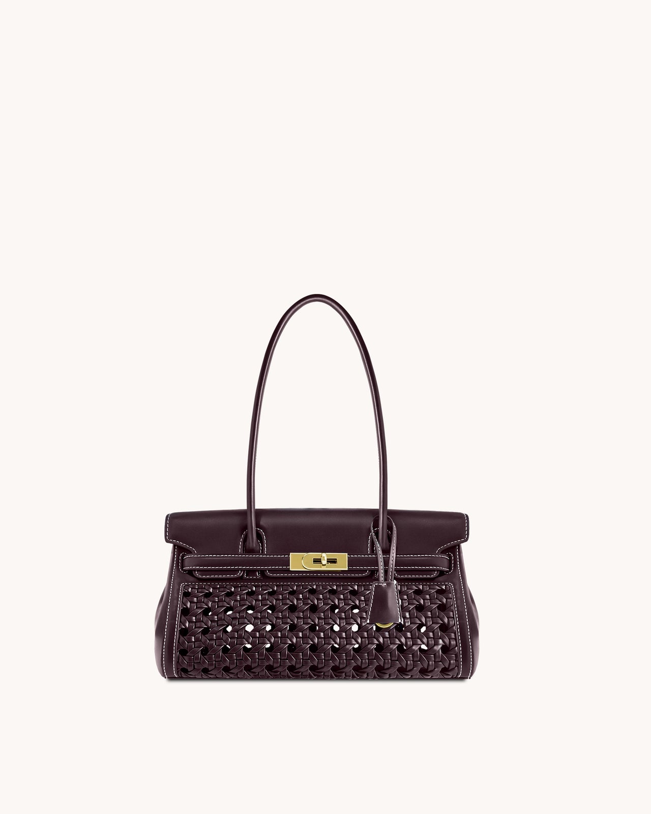 Sac épaule Yara – Rouge foncé