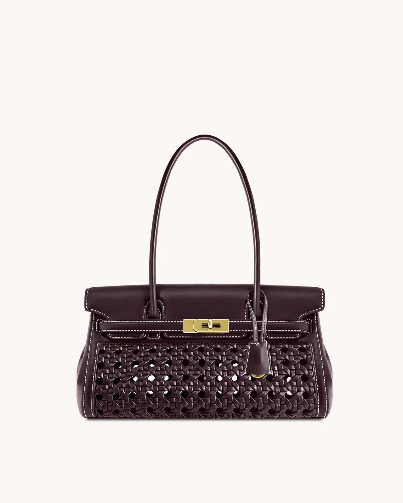 Sac épaule Yara – Rouge foncé