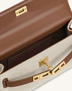 Sac à poignée Noor – Toile marron