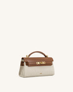 Sac à poignée Noor – Toile marron