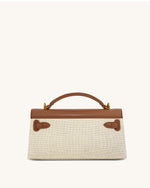 Sac à poignée Noor – Toile marron