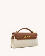 Sac à poignée Noor – Toile marron