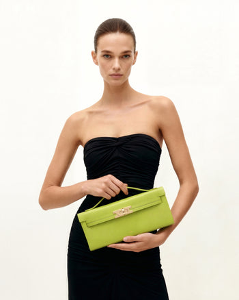 Sac à poignée supérieure structuré Bria – Vert