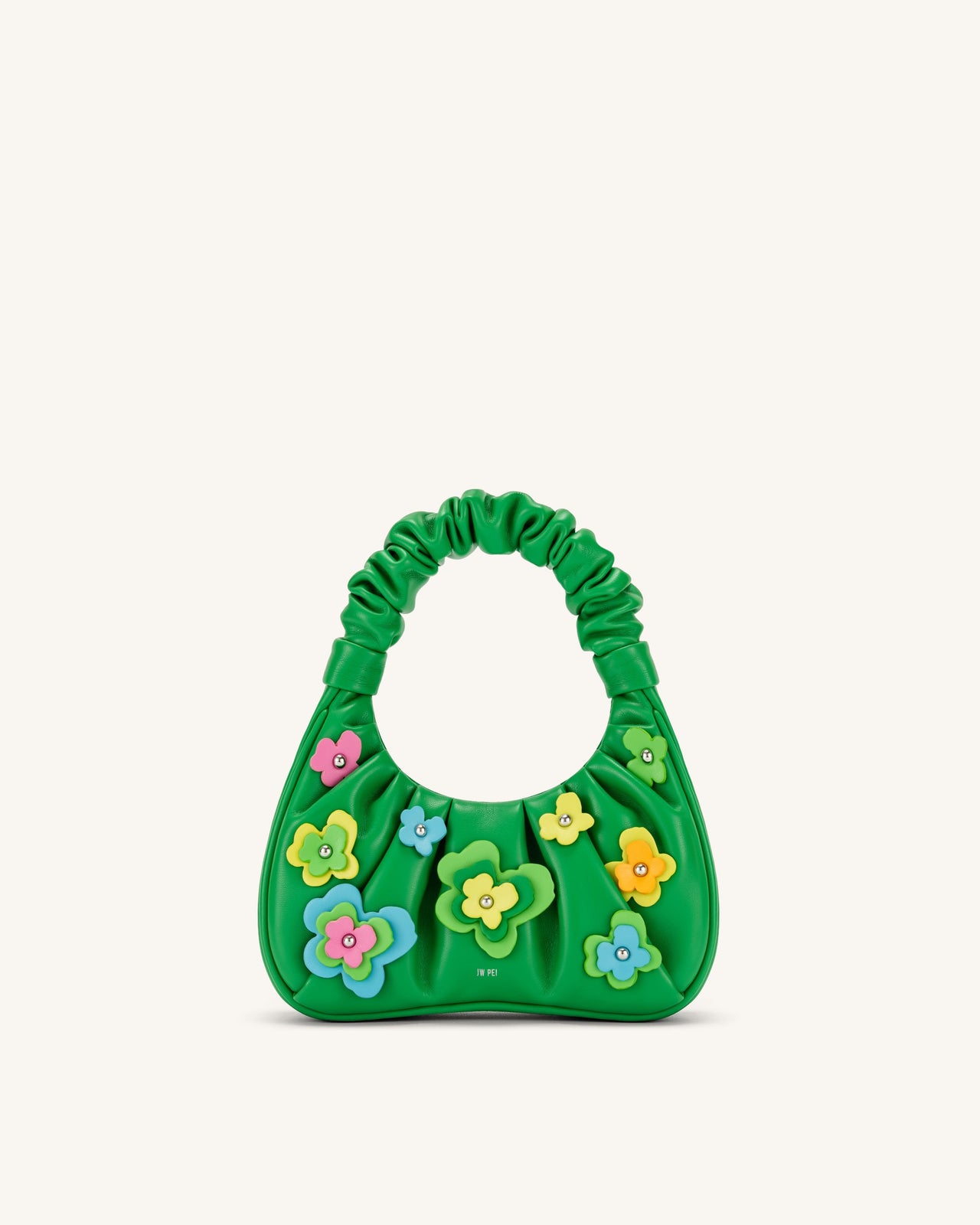 Sac à main Hobo Gabbi Floral plissé moyen - Vert