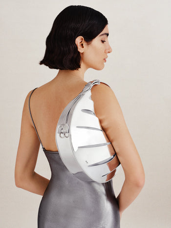 Jana Sac à Épaule Évidé - Argent