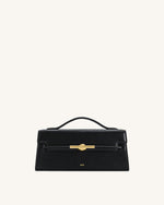 Sac à anse supérieure Nœud de corde métallique Lena - Noir