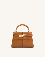 Sac à poignée supérieure Elise - Marron