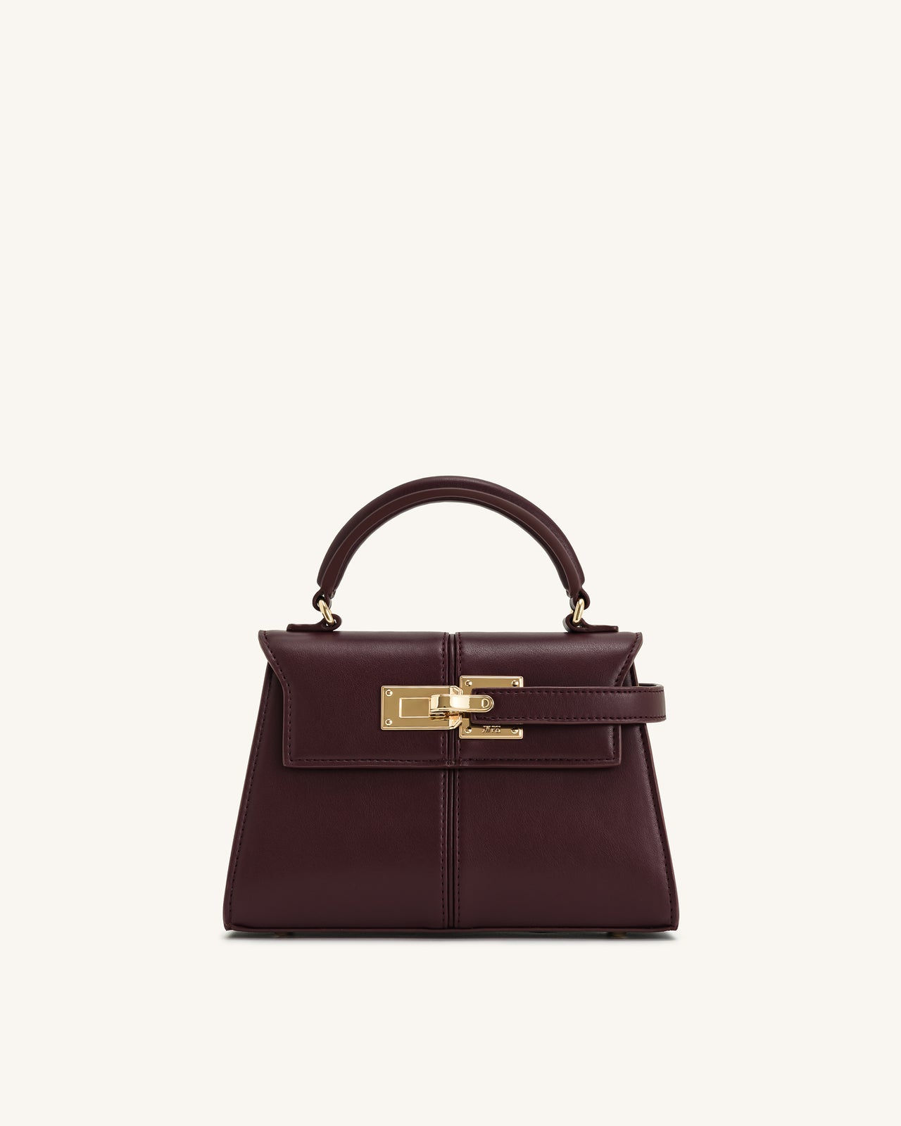 Sac à main Elise à poignée – Bourgogne profond