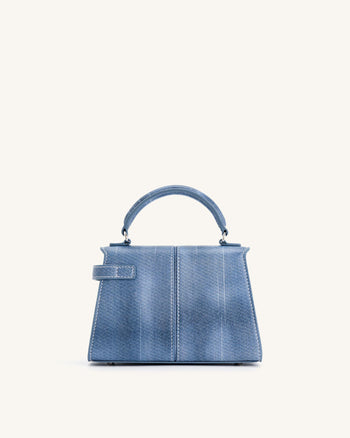 Sac à poignée supérieure Elise - Bleu