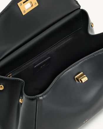 Lucia Sac à Main Classique à Anses - Noir