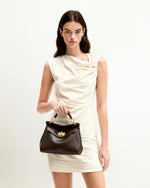 Sac à main classique Lucia - Marron foncé