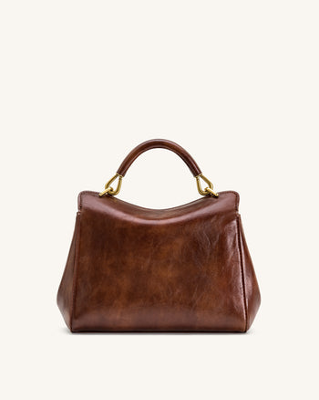 Sac à main classique Lucia – Marron café