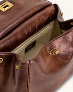 Sac à main classique Lucia – Marron café