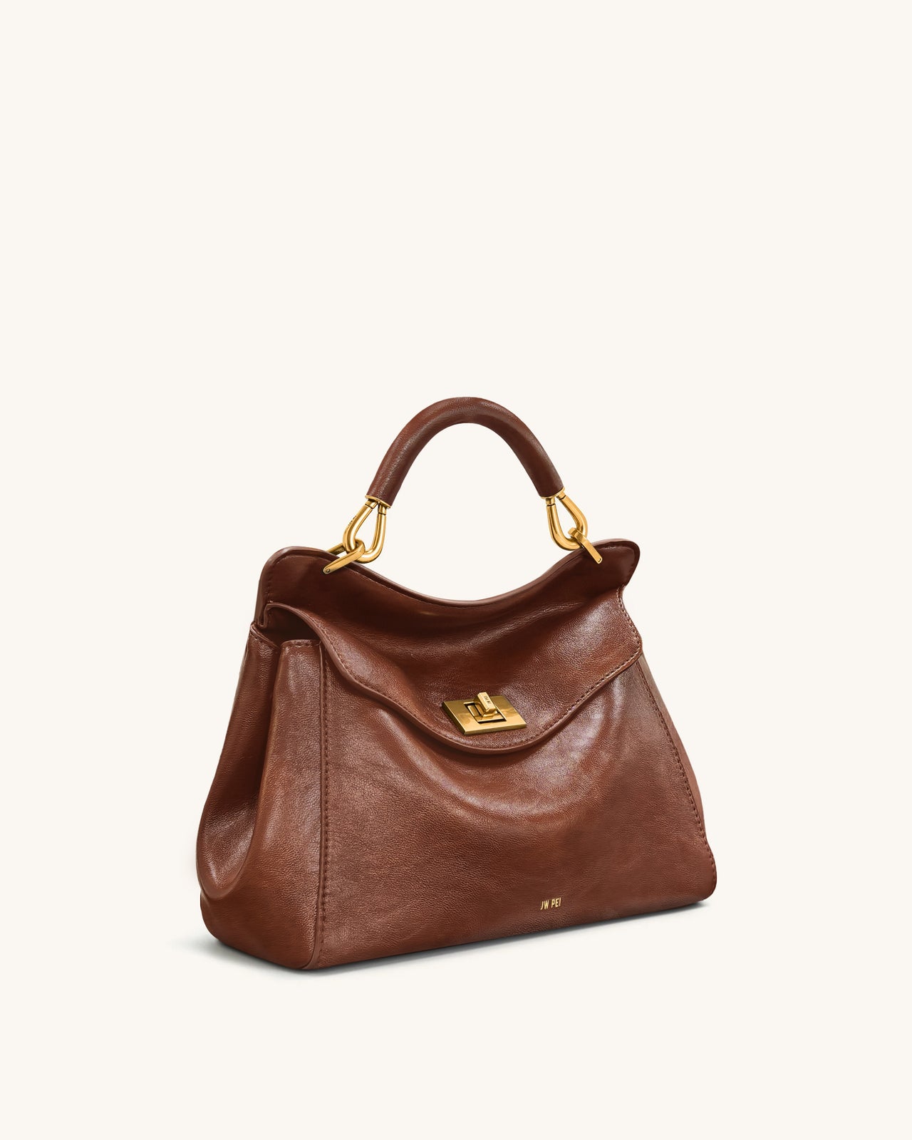 Sac à main classique Lucia – Marron café
