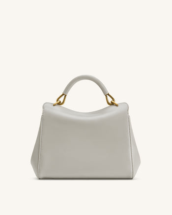 Sac à main classique Lucia – Gris clair