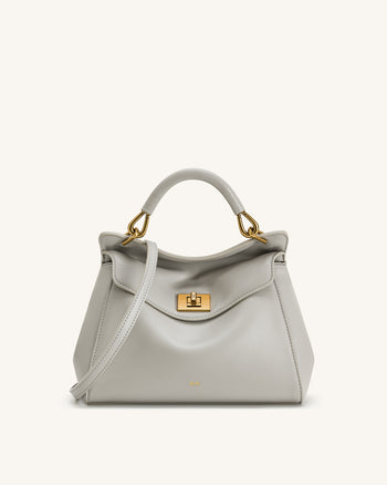 Sac à main classique Lucia – Gris clair