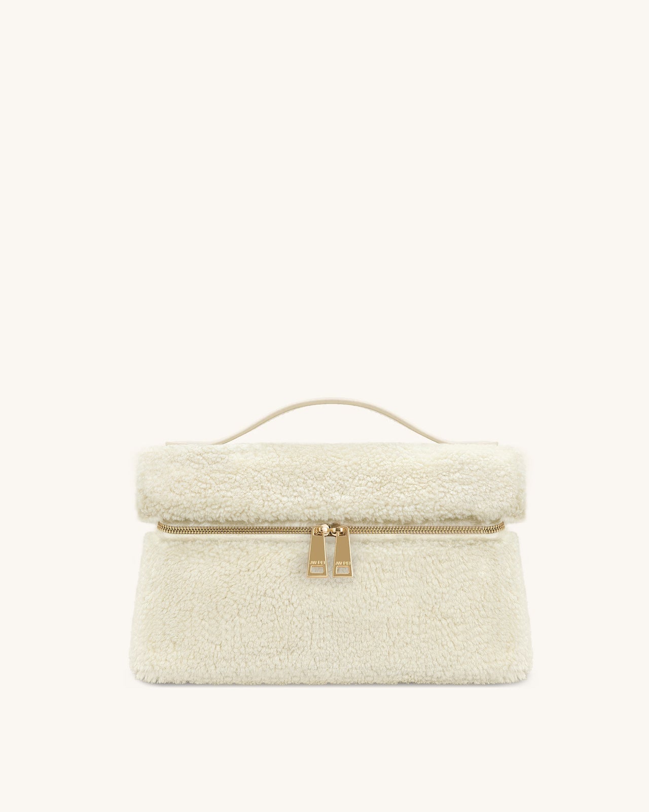 Sac à main en fausse fourrure Thea – Crème