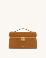 Sac à main en suédine Thea – Camel