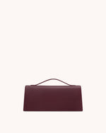 Sac à anse supérieure Nœud de corde métallique Lena - Bordeaux intense