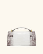 Sac à Main Noor – Croco Blanc