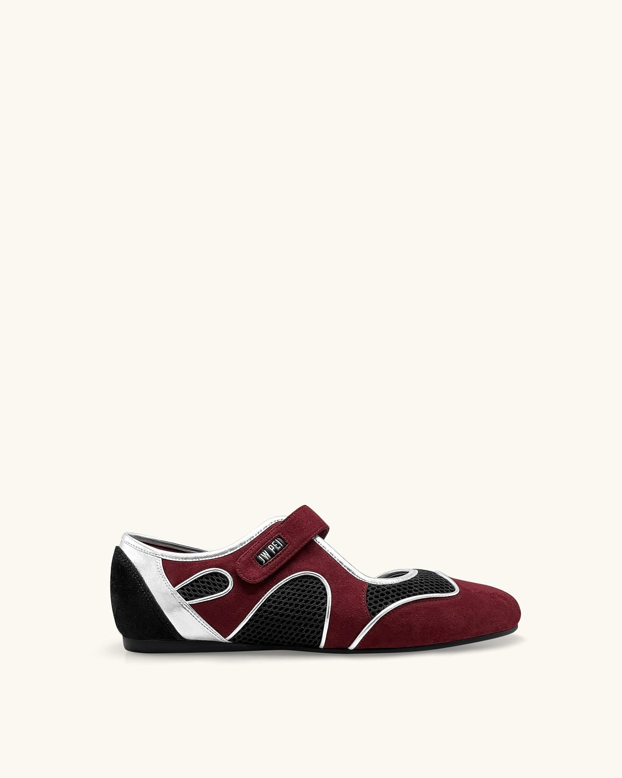 Zoe Ballerines Mary Janes – Bordeaux Noir