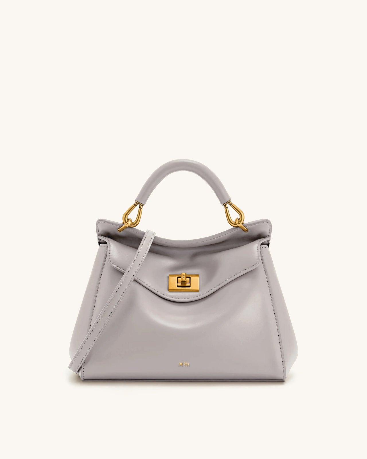 Sac à main classique Lucia – Gris clair