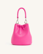 Sac seau rembourré Yulia - Rose vif