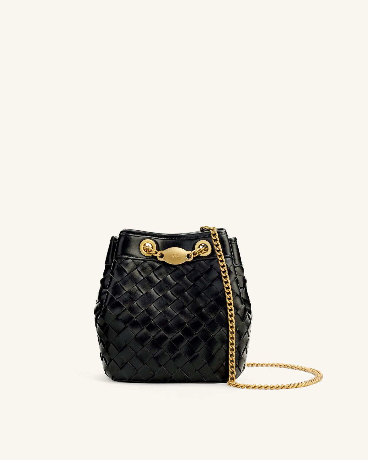 Sac Seau Tressé à la Main Yara – Noir