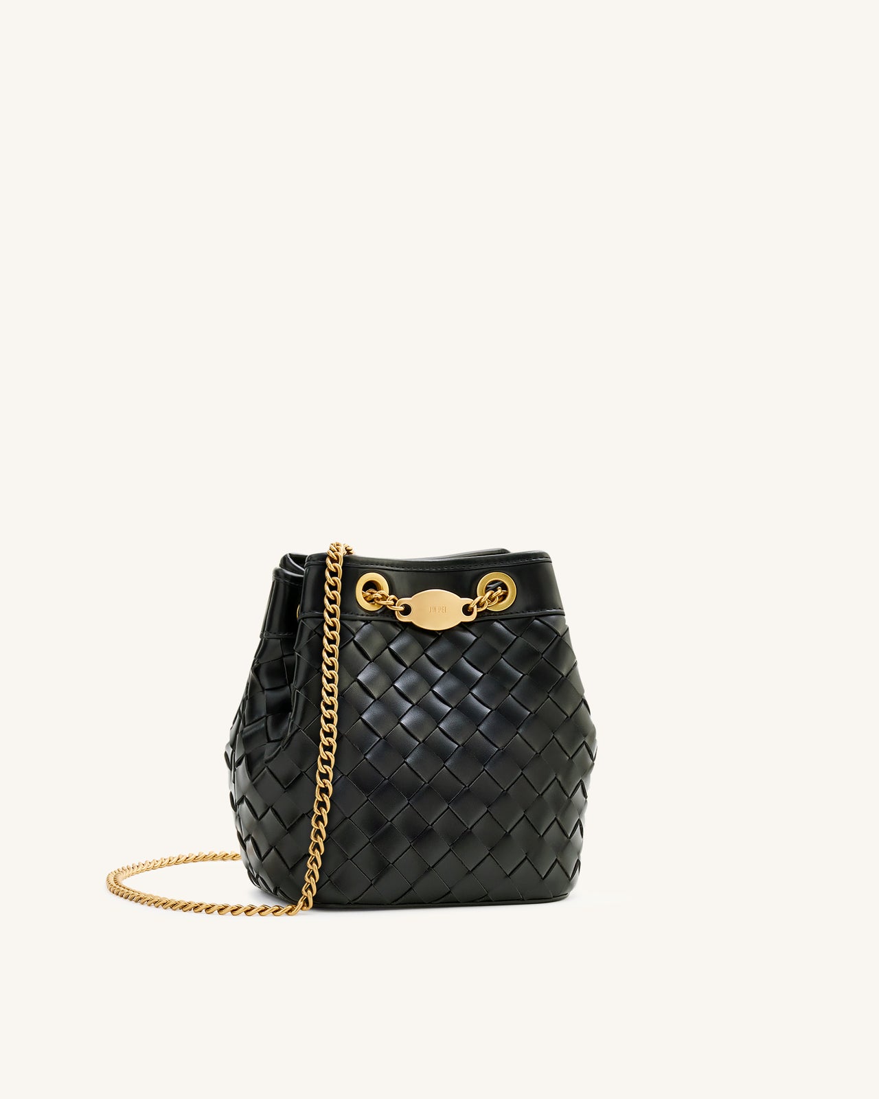 Sac Seau Tressé à la Main Yara – Noir