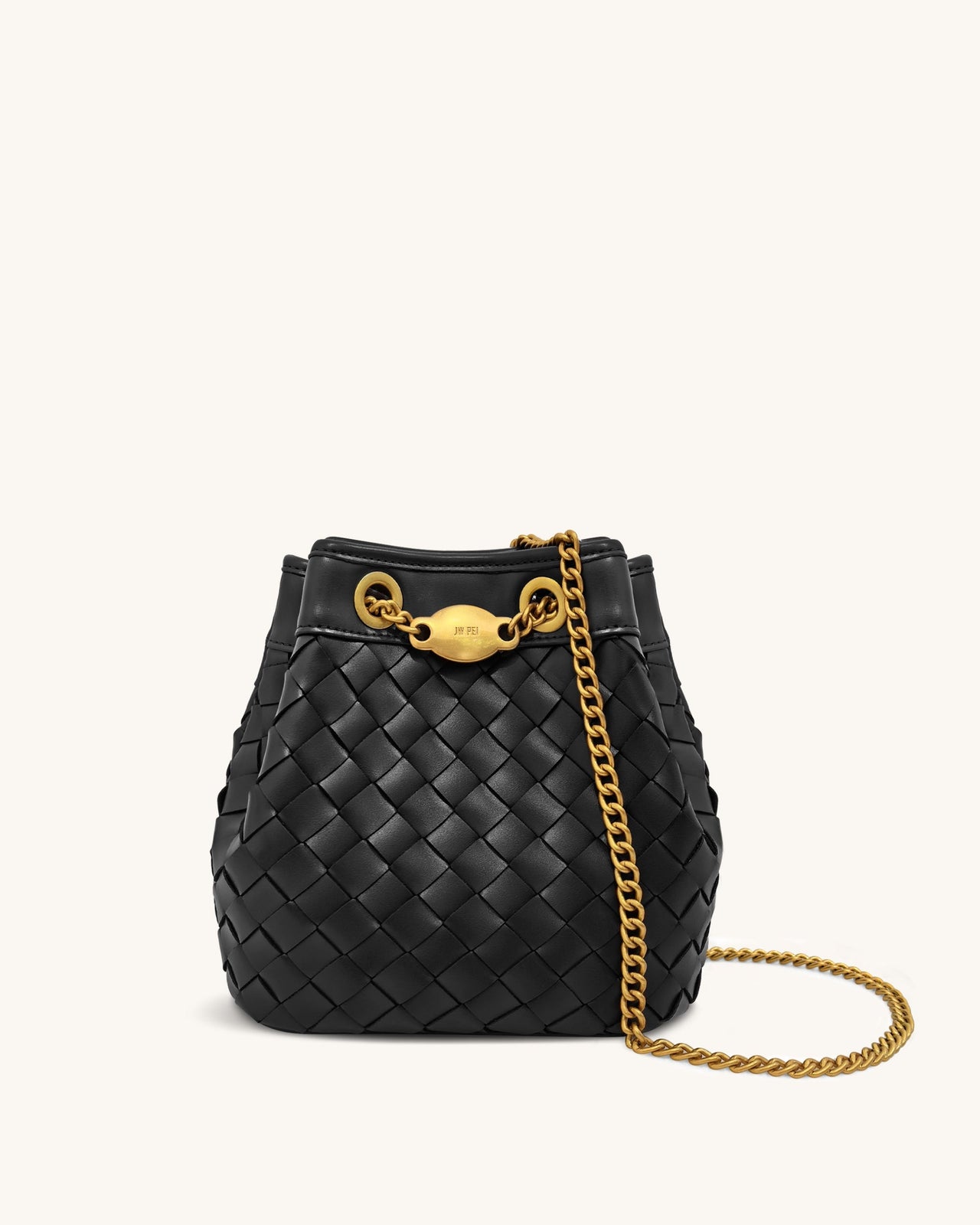 Sac Seau Tressé à la Main Yara – Noir