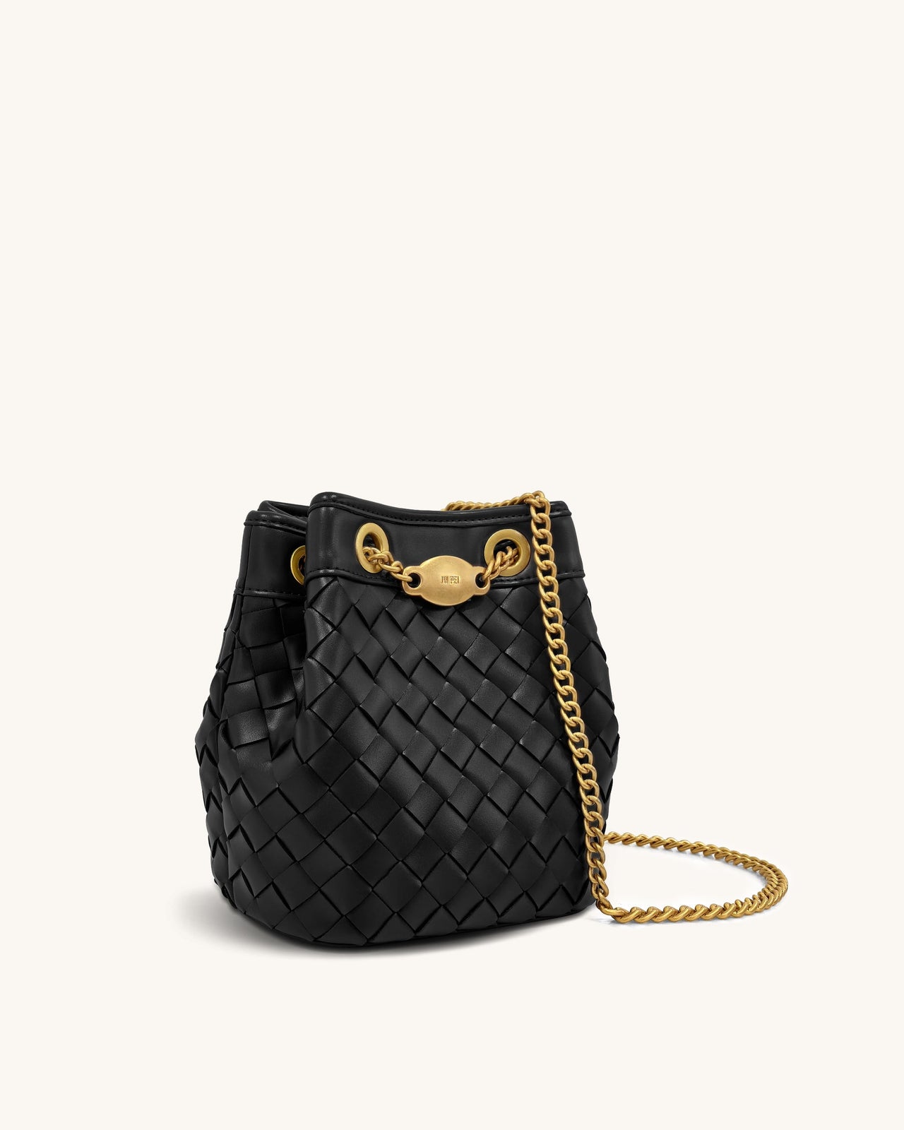 Sac Seau Tressé à la Main Yara – Noir