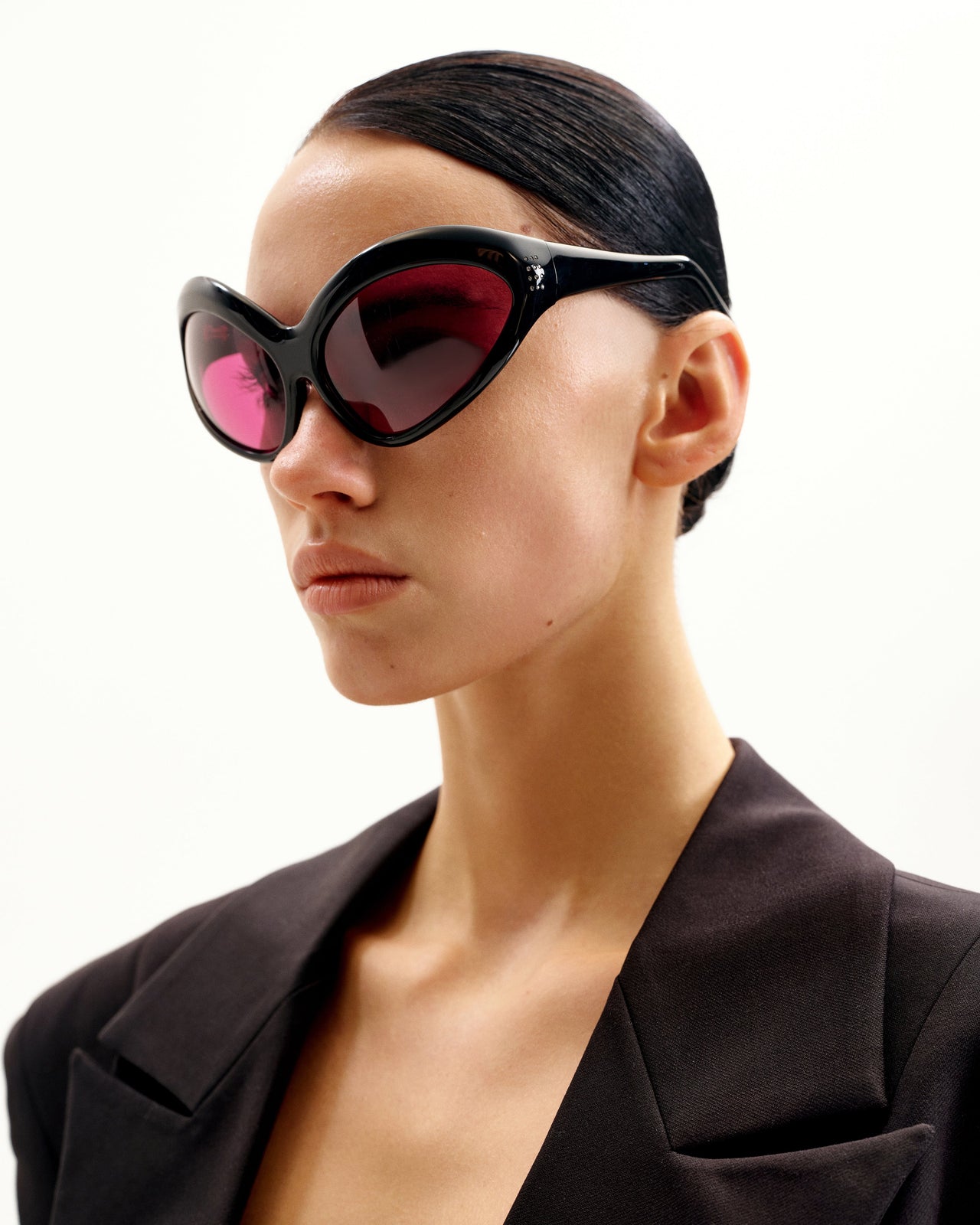 Lunettes de soleil œil de chat Quorra - Noir