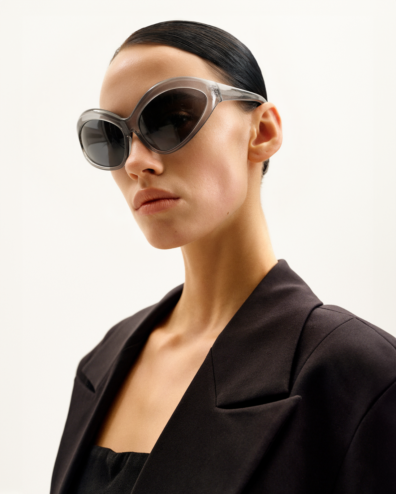 Lunettes de soleil œil de chat Quorra - Gris