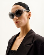 Lunettes de soleil œil de chat Quorra - Gris