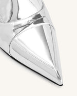 Carla Chaussures à Talon Chaton Métallique - Argent