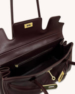 Yara Sac à Épaule – Bourgogne Foncé