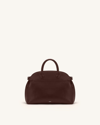 Arden Sac à poignée incurvée - Marron foncé