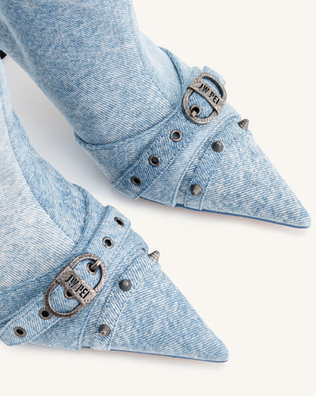 Bottes Nico en Denim - Bleu