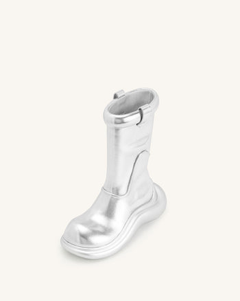 Bottes de Pluie Zoie Métalliques - Argent