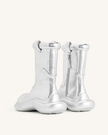 Bottes de Pluie Zoie Métalliques - Argent