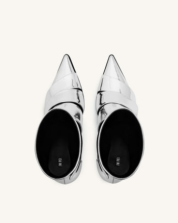 Bottines à Brides Emily - Argent
