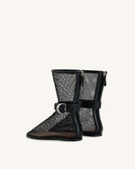 Bottes en mesh Sophia - Noir