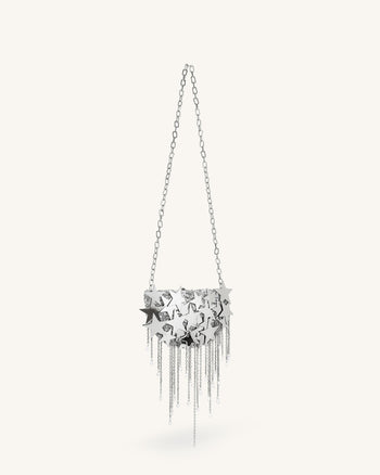 Anika Sac à Chaîne avec Étoiles - Argent