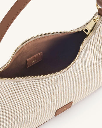 Lily Sac à bandoulière - Toile marron