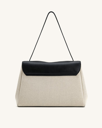 Sac bandoulière Hilary – Toile noire