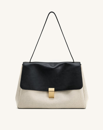 Sac bandoulière Hilary – Toile noire