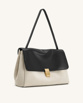 Sac bandoulière Hilary – Toile noire