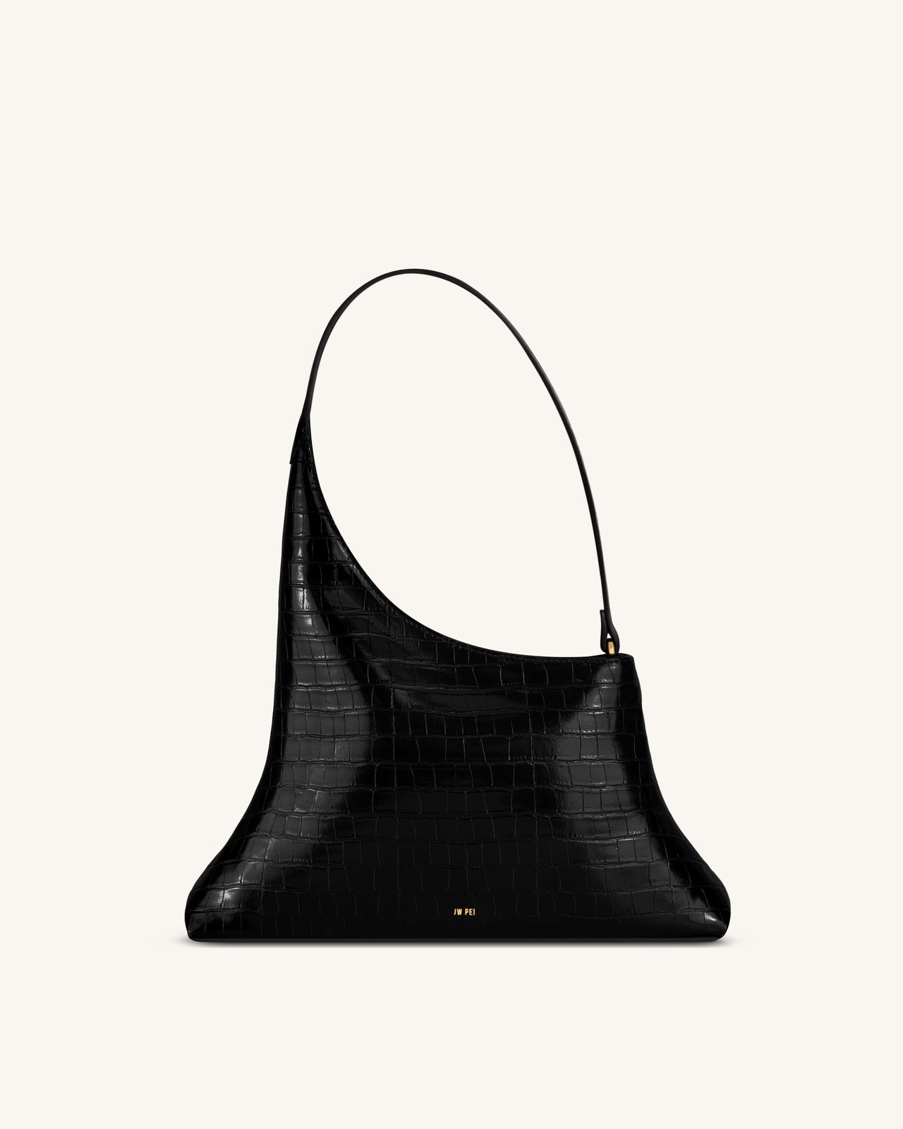 Lyra Sac à bandoulière - Noir Croco