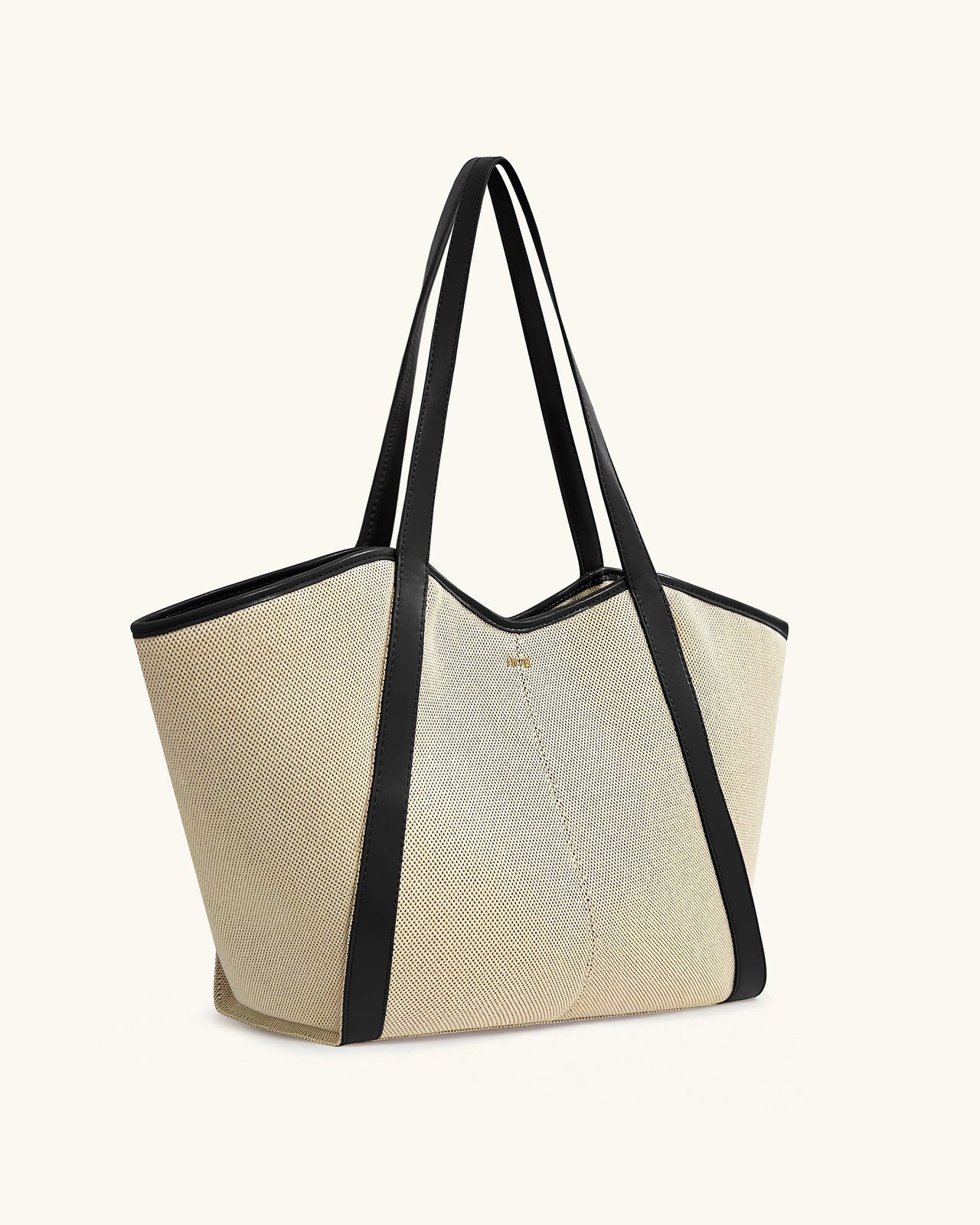 Sac cabas grande capacité Kiana – Toile noire